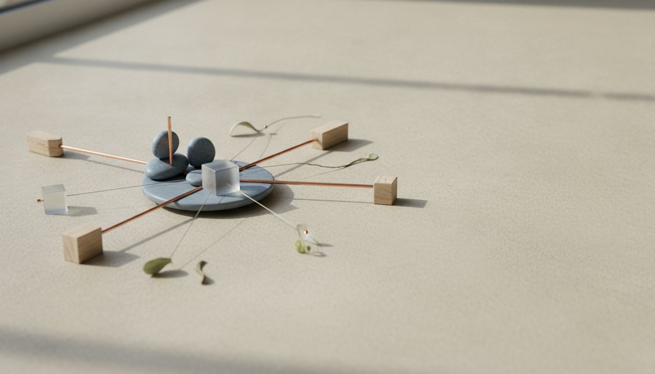 Pessoas em uma mesa de reunião olhando para uma tela de computador com gráficos e painéis.